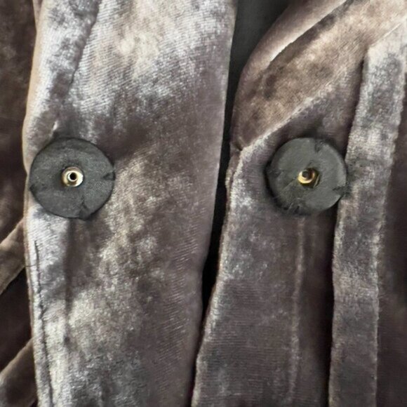 Tahari Brown Velvet Silk Blend Blazer Jacket Women’s Size M - Picture 7 of 11